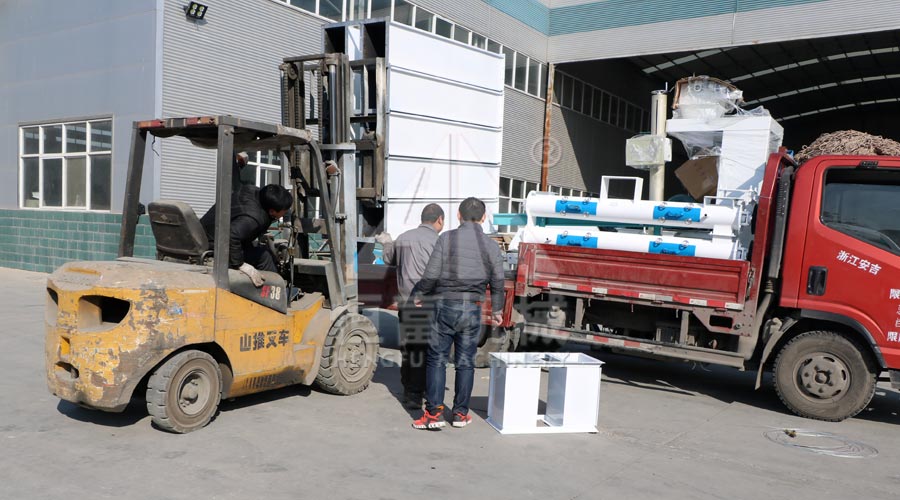 Xinjiang Yutian County 250 pellet unit delivery site