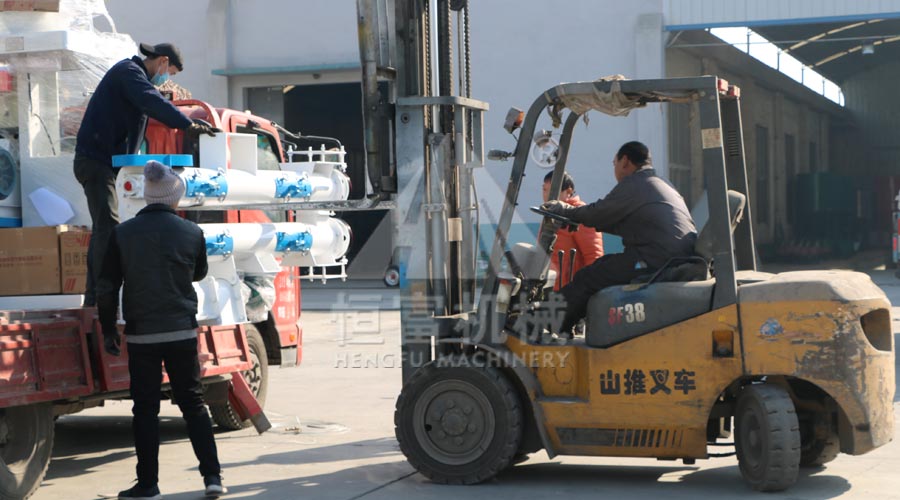 Xinjiang Yutian County 250 pellet unit delivery site