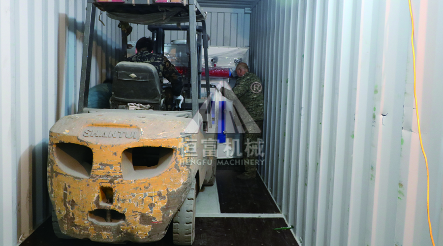 Henan hengfu 10 ton powder feed unit go abroad, quality can be seen