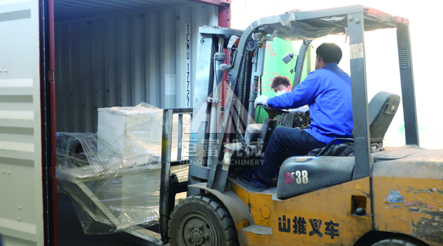 Henan hengfu 10 ton powder feed unit go abroad, quality can be seen