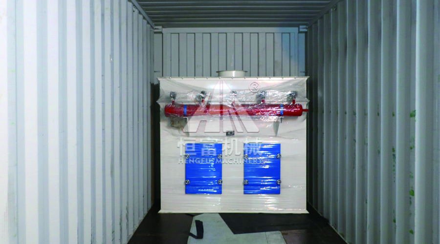 Henan hengfu 10 ton powder feed unit go abroad, quality can be seen