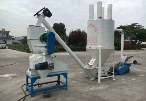 Installed 250 grass powder pellet plant reference example
