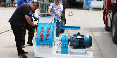 Powder feed unit to Tibet