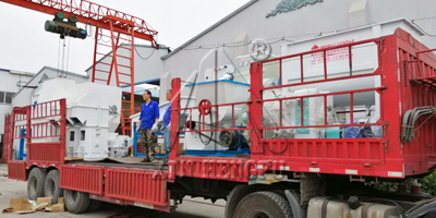 Tibet 350 pellet feed unit delivery